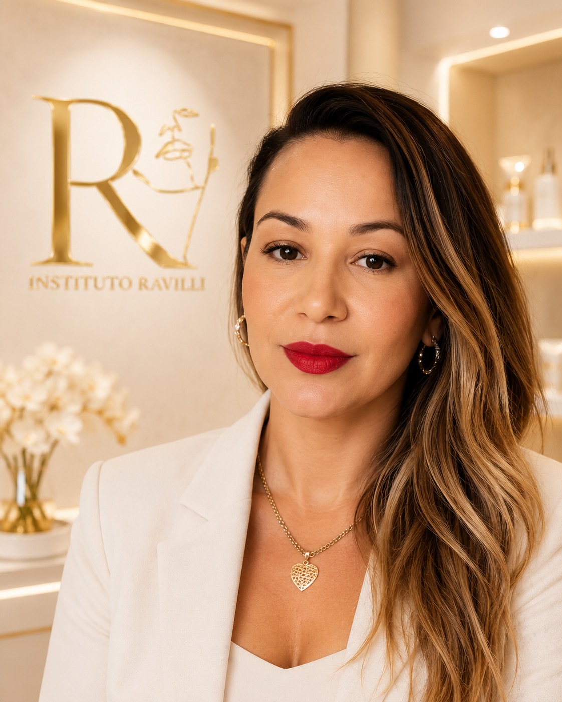 Retrato da Dra. Grace Bastos, responsável técnica do Instituto Ravilli